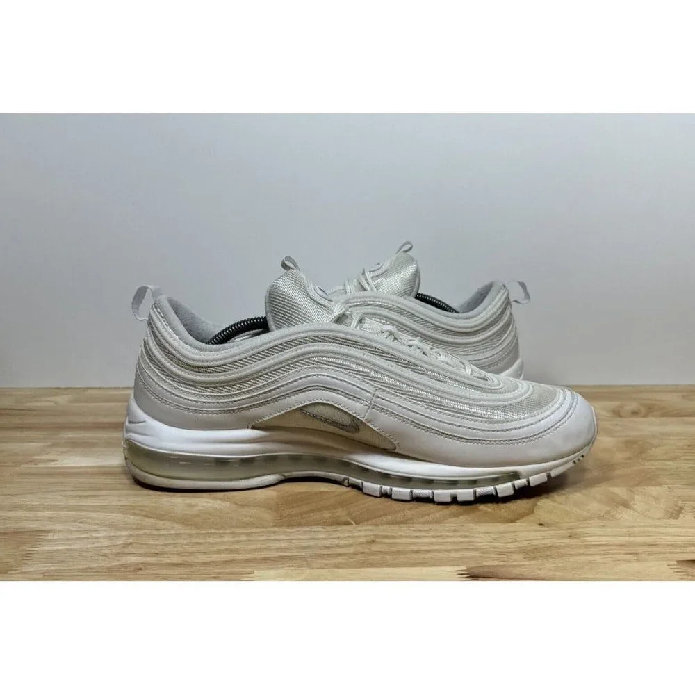 Nike Air Max 97 Mens Size 13 White Wolf Gray Athletic Shoes Sneakers 921826-101_9